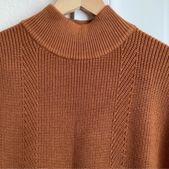 NWT! Anthropologie Short-Sleeve Mock-Neck Sweater Mini Dress - Multiple Sizes☂️ - Picture 6 of 11